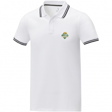 Logotrade promotional giveaway image of: Amarago short sleeve men's tipping polo