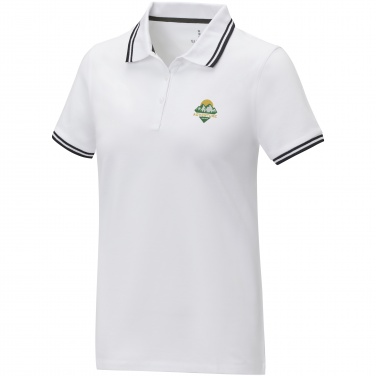 Logotrade promotional product image of: Amarago short sleeve women's tipping polo