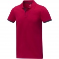 Morgan short sleeve men's duotone polo, Red