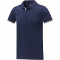 Morgan short sleeve men's duotone polo, Navy