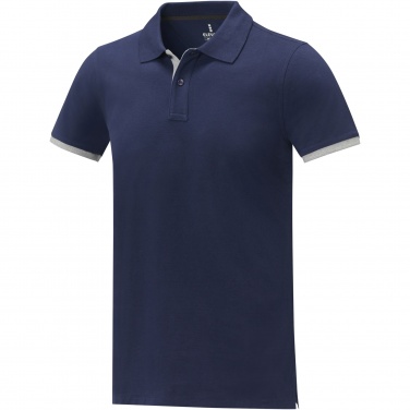 Logo trade business gifts image of: Morgan short sleeve men's duotone polo