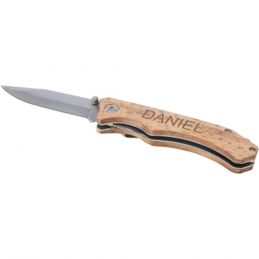 Logo trade advertising products image of: Dave pocket knife with belt clip