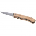 Dave pocket knife with belt clip, Wood