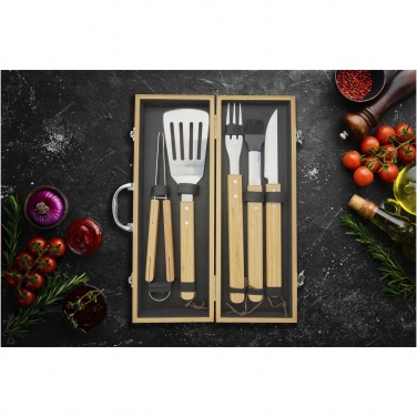 Logo trade promotional items image of: Churras 5-piece BBQ set