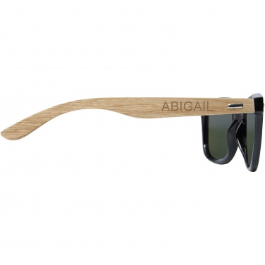 Logotrade corporate gift picture of: Hiru rPET/wood mirrored polarized sunglasses in gift box