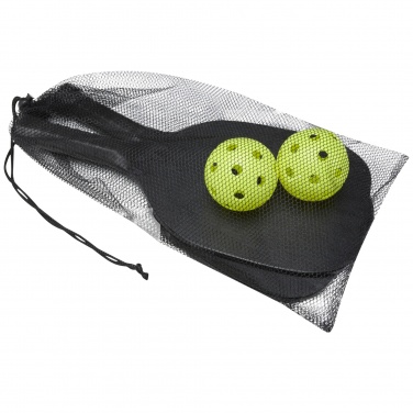 Logo trade promotional merchandise photo of: Enrique paddle set in mesh pouch