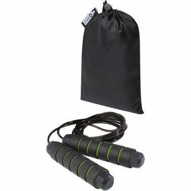 Logotrade promotional giveaway image of: Austin soft skipping rope in recycled PET pouch