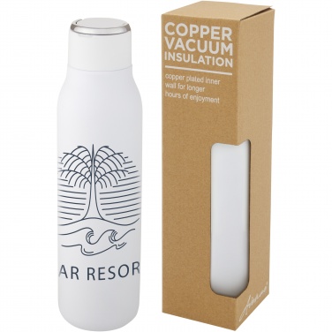 Logotrade business gift image of: Marka 600 ml copper vacuum insulated bottle with metal loop