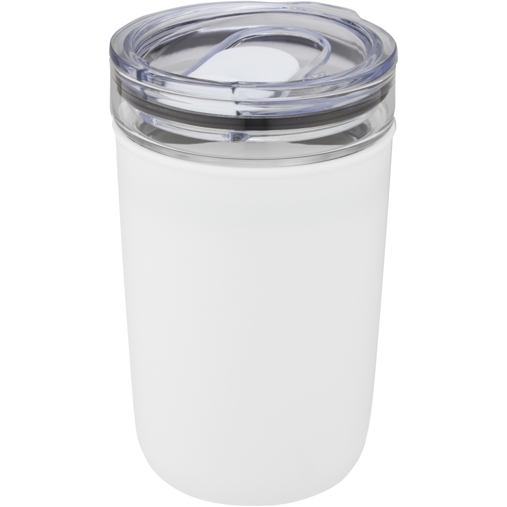 Logo trade promotional merchandise image of: Bello 420 ml glass tumbler with recycled plastic outer wall