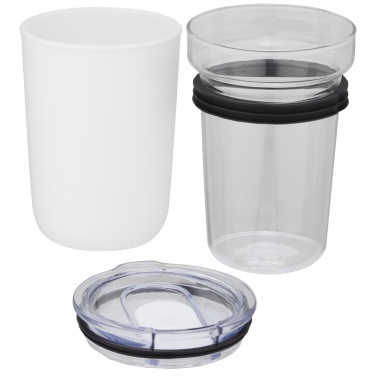 Logotrade promotional merchandise photo of: Bello 420 ml glass tumbler with recycled plastic outer wall