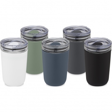 Logo trade promotional giveaway photo of: Bello 420 ml glass tumbler with recycled plastic outer wall