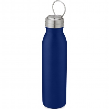 Logo trade advertising products image of: Harper 700 ml stainless steel water bottle with metal loop