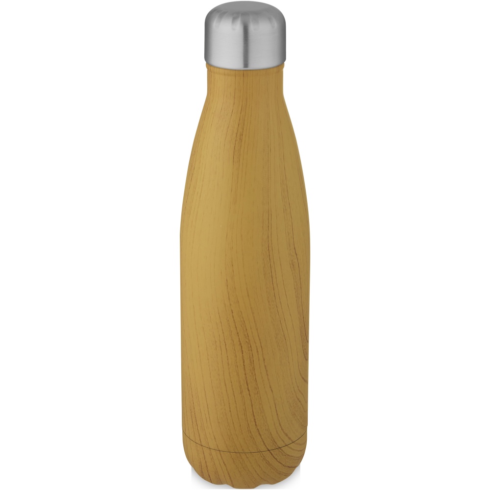 Logotrade corporate gifts photo of: Cove 500 ml vacuum insulated stainless steel bottle with wood print