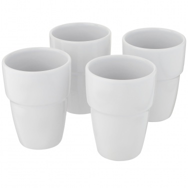 Logo trade promotional product photo of: Staki 4-piece 280 ml stackable mug gift set