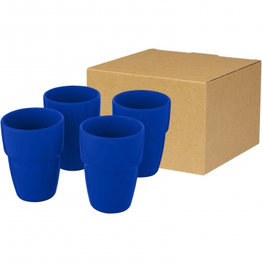 Logo trade promotional items picture of: Staki 4-piece 280 ml stackable mug gift set