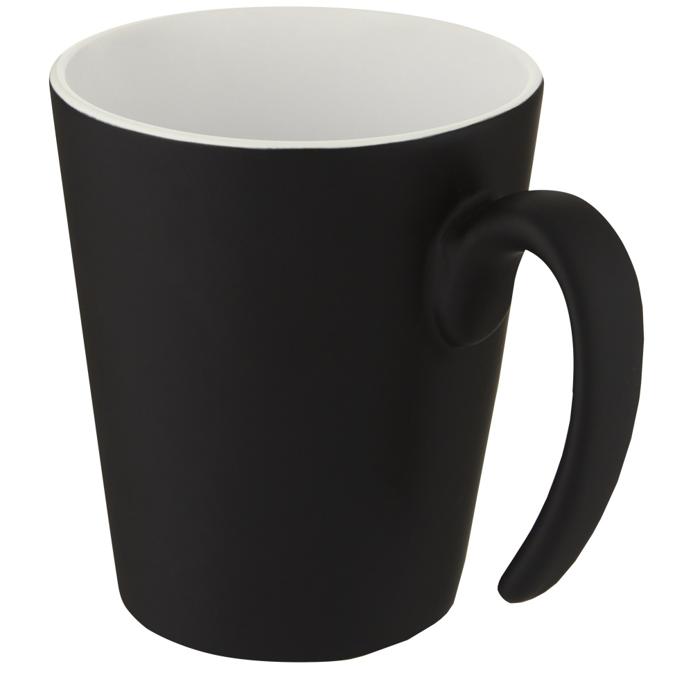 Logotrade promotional gift picture of: Oli 360 ml ceramic mug with handle