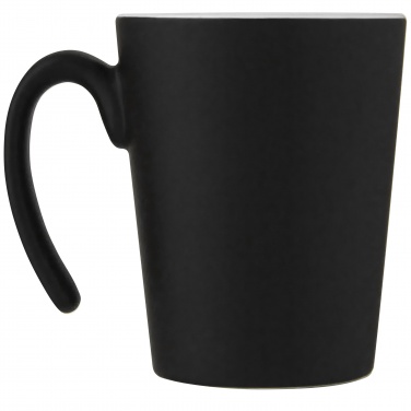 Logo trade promotional merchandise photo of: Oli 360 ml ceramic mug with handle