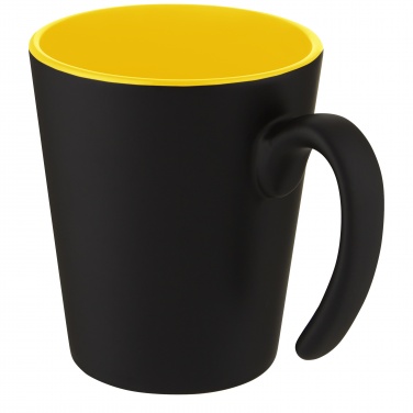 Logo trade promotional item photo of: Oli 360 ml ceramic mug with handle