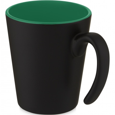 Logo trade promotional merchandise picture of: Oli 360 ml ceramic mug with handle