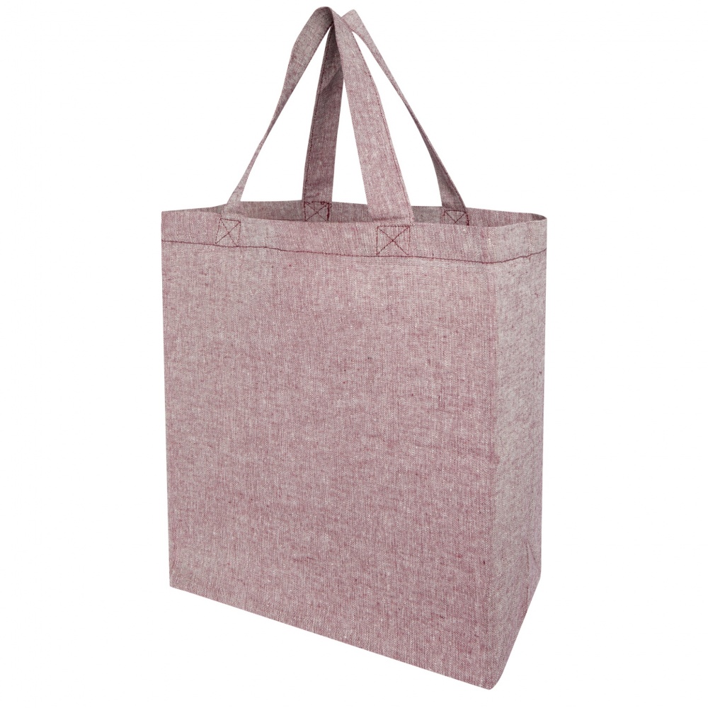 Logotrade promotional products photo of: Pheebs 150 g/m² recycled gusset tote bag 13L