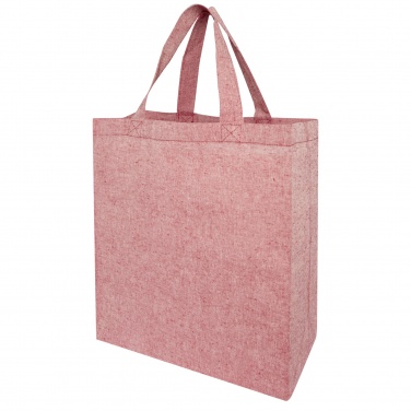 Logo trade corporate gifts image of: Pheebs 150 g/m² recycled gusset tote bag 13L