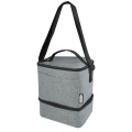 Tundra 9-can GRS RPET lunch cooler bag 9L, Heather grey