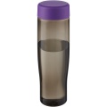 H2O Active® Eco Tempo 700 ml screw cap water bottle, Purple / Charcoal