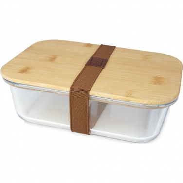 Logotrade business gifts photo of: Roby glass lunch box with bamboo lid