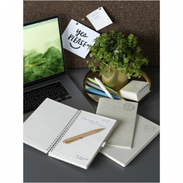 Logo trade corporate gifts image of: Dairy Dream A5 size reference recycled milk cartons spineless notebook