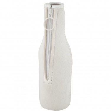 Logo trade promotional merchandise photo of: Fris recycled neoprene bottle sleeve holder