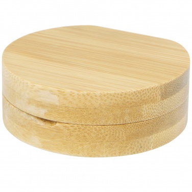 Logo trade business gift photo of: Afrodit bamboo pocket mirror