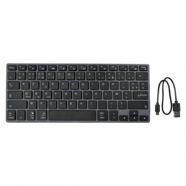 Logo trade promotional merchandise picture of: Hybrid performance Bluetooth keyboard - AZERTY