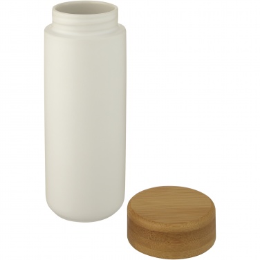 Logotrade business gifts photo of: Lumi 300 ml ceramic tumbler with bamboo lid