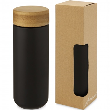 Logo trade promotional products picture of: Lumi 300 ml ceramic tumbler with bamboo lid