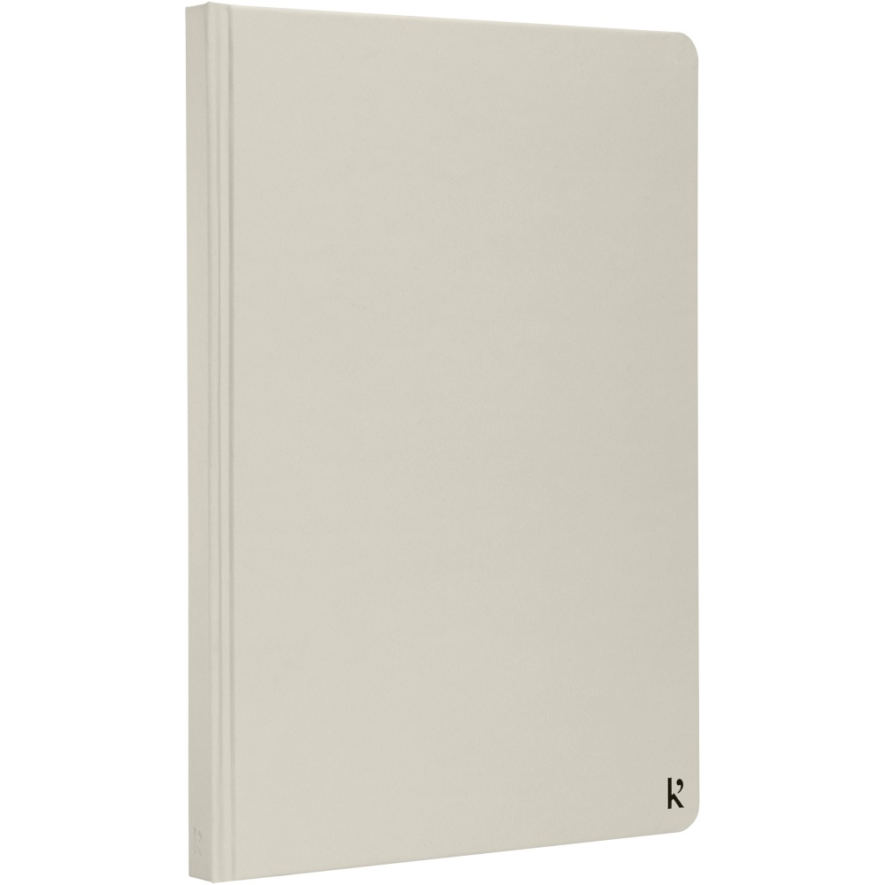 Logo trade promotional giveaway photo of: Karst® A5 stone paper hardcover notebook - lined