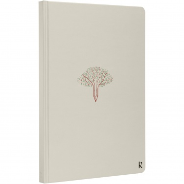 Logotrade business gift image of: Karst® A5 stone paper hardcover notebook - lined