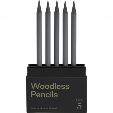 Logotrade promotional gift image of: Karst® 5-pack 2B woodless graphite pencils