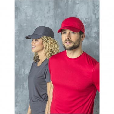 Logo trade promotional products image of: Cerus 6 panel cool fit cap