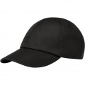 Cerus 6 panel cool fit cap, Solid black