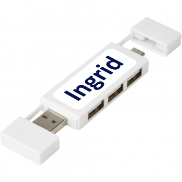 Logo trade promotional items picture of: Mulan dual USB 2.0 hub