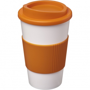 Logo trade promotional product photo of: Americano® 350 ml insulated tumbler with grip