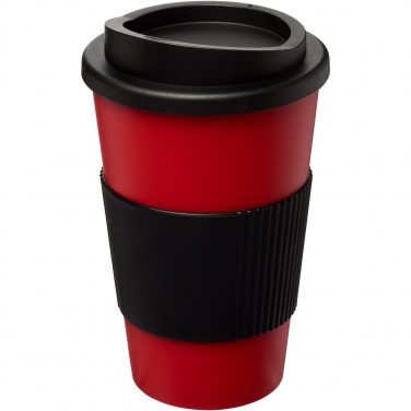 Logo trade promotional gifts image of: Americano® 350 ml insulated tumbler with grip