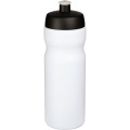 Baseline® Plus 650 ml bottle with sports lid, Solid black / White