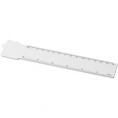 Logotrade promotional items photo of: Tait 15 cm house-shaped recycled plastic ruler