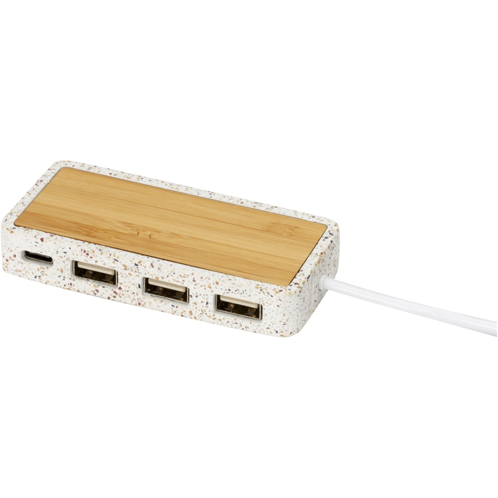 Logo trade promotional products picture of: Terrazzo USB 2.0 hub