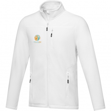 Logo trade promotional merchandise photo of: Amber men's GRS recycled full zip fleece jacket