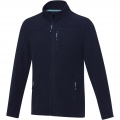 Amber men's GRS recycled full zip fleece jacket, Navy