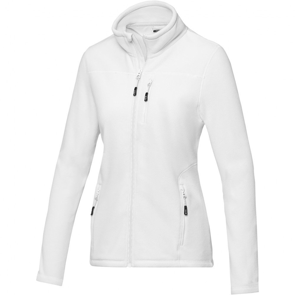 Logotrade promotional product picture of: Amber women's GRS recycled full zip fleece jacket