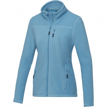 Logo trade promotional items image of: Amber women's GRS recycled full zip fleece jacket