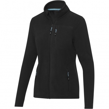 Logo trade promotional giveaway photo of: Amber women's GRS recycled full zip fleece jacket